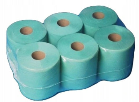 Ręcznik Papierowy Zielony – Czyściwo Przemysłowe Serwis – 6 Rolki