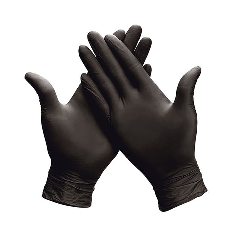 Rękawice nitrylowe czarne 100 szt.