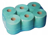 Green Paper Towel - Industrial Cleaning Service - 6 Rolls 