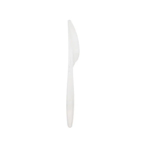 Nóż plastikowy biały – 100 szt.