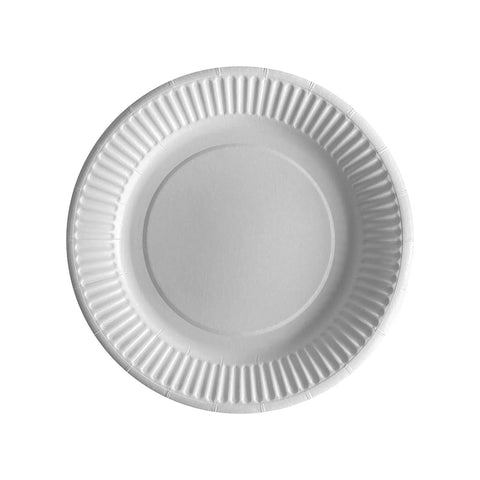 Talerz papierowy BIAŁY