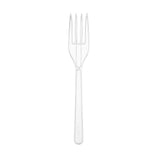Widelec premium transparentny – 50 szt.